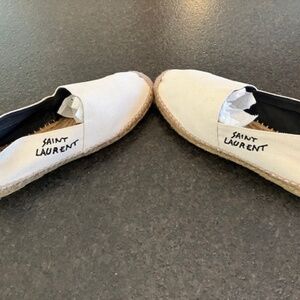 YSL Canvas Espadrilles